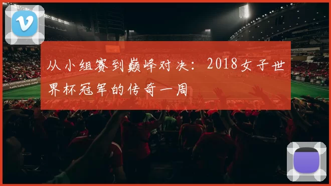 从小组赛到巅峰对决:2018女子世界杯冠军的传奇一周